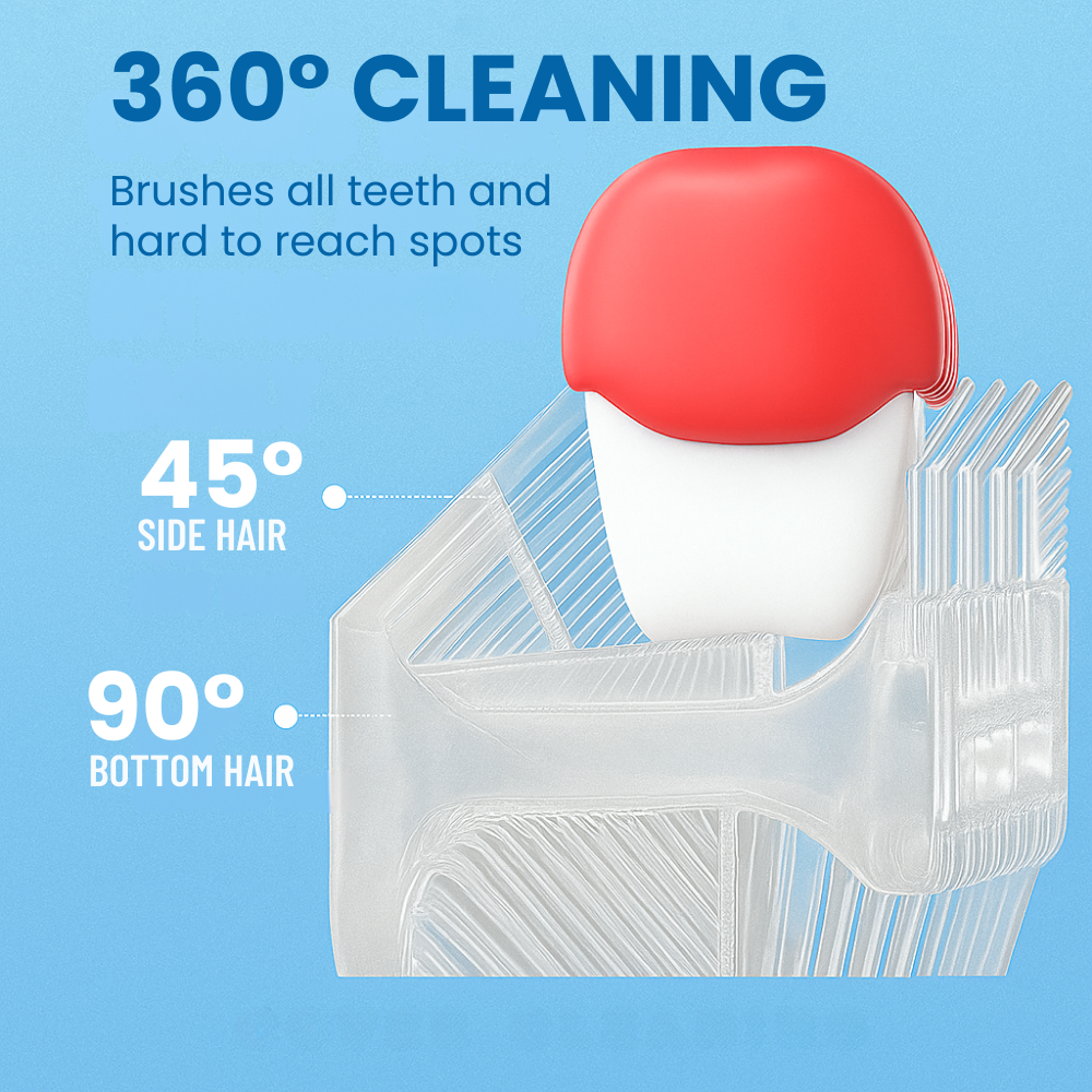 KiddieCare™-Shaped 360º Ultrasonic Toothbrush