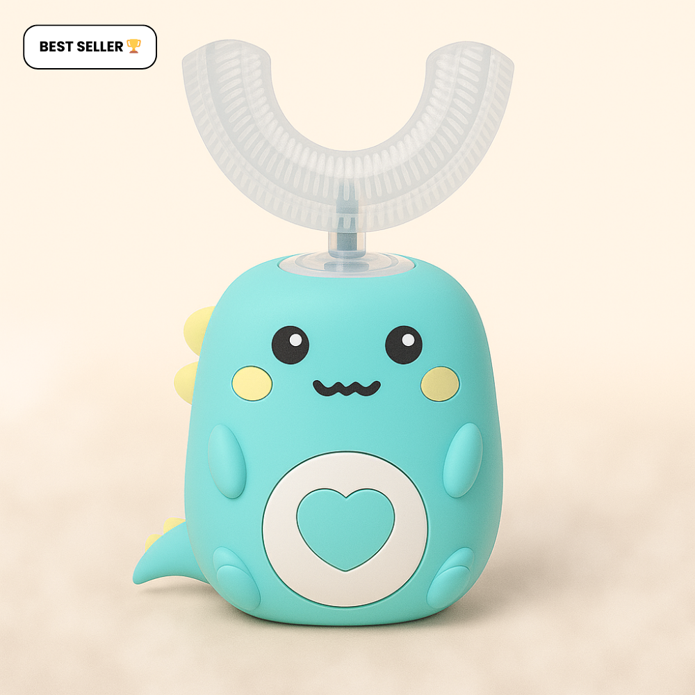 KiddieCare™-Shaped 360º Ultrasonic Toothbrush