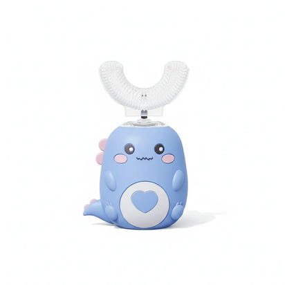 U-Shaped Baby Toothbrush – 360° Silicone Electric Toothbrush for Kids