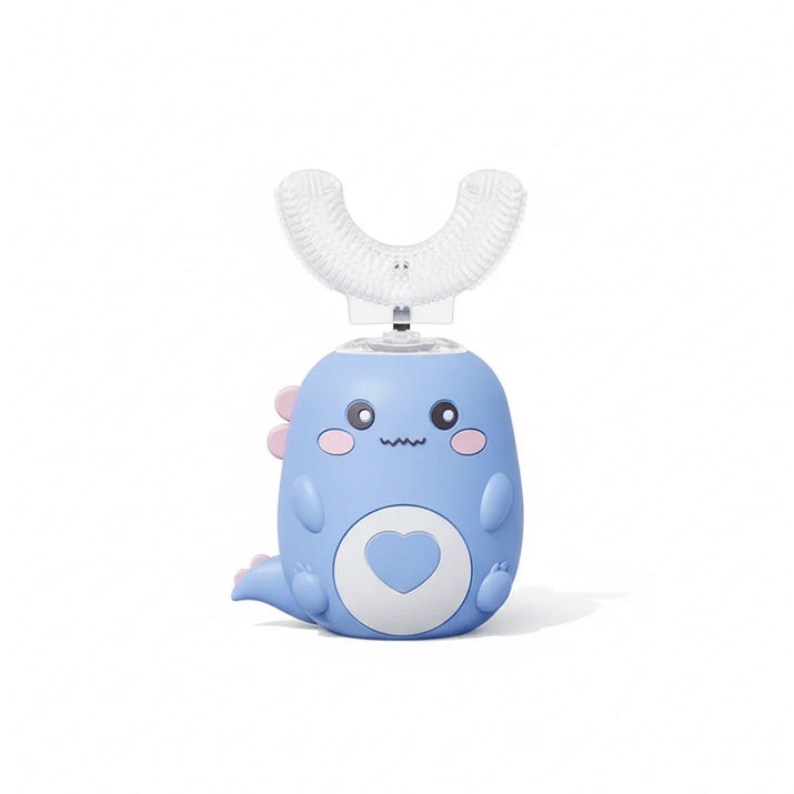 U-Shaped Baby Toothbrush – 360° Silicone Electric Toothbrush for Kids