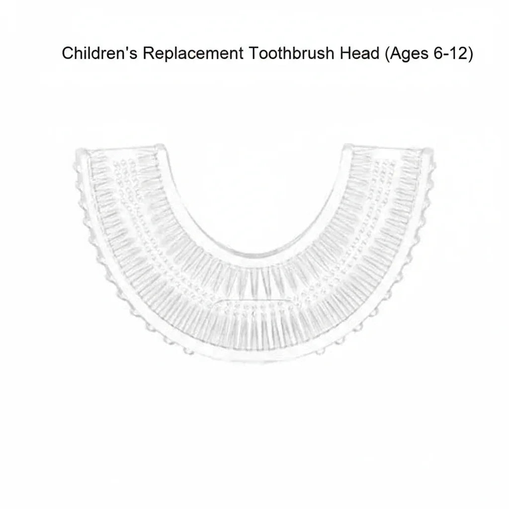 U-Shaped Baby Toothbrush – 360° Silicone Electric Toothbrush for Kids
