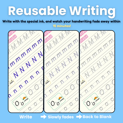 MagicTrace– Reusable Writing Practice Book