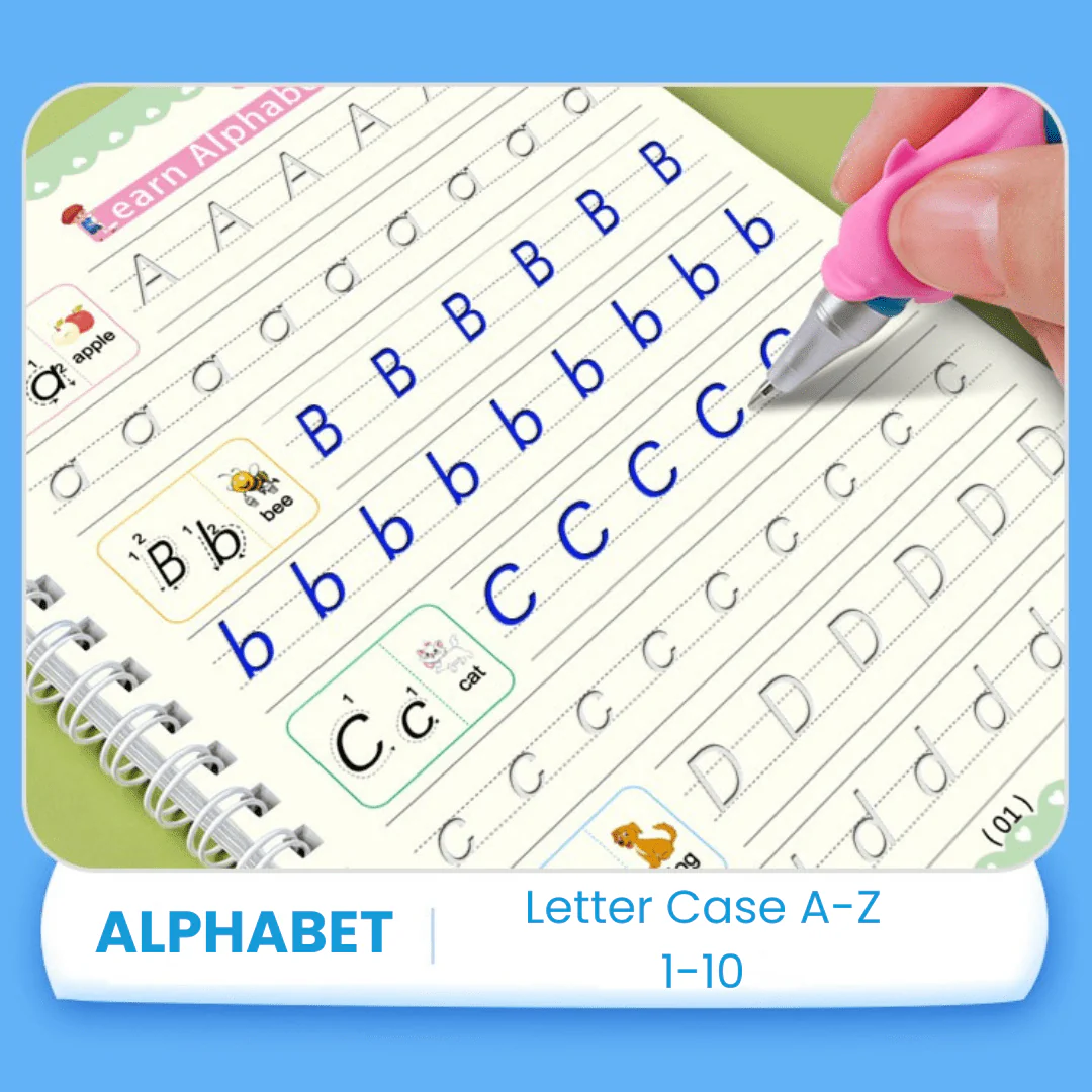 MagicTrace– Reusable Writing Practice Book