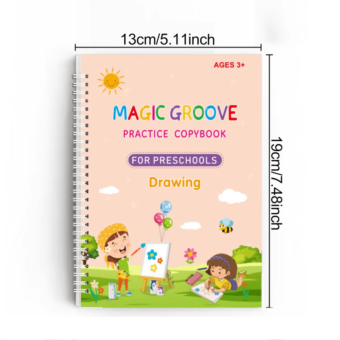 MagicTrace– Reusable Writing Practice Book